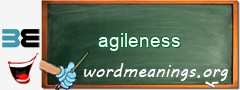 WordMeaning blackboard for agileness